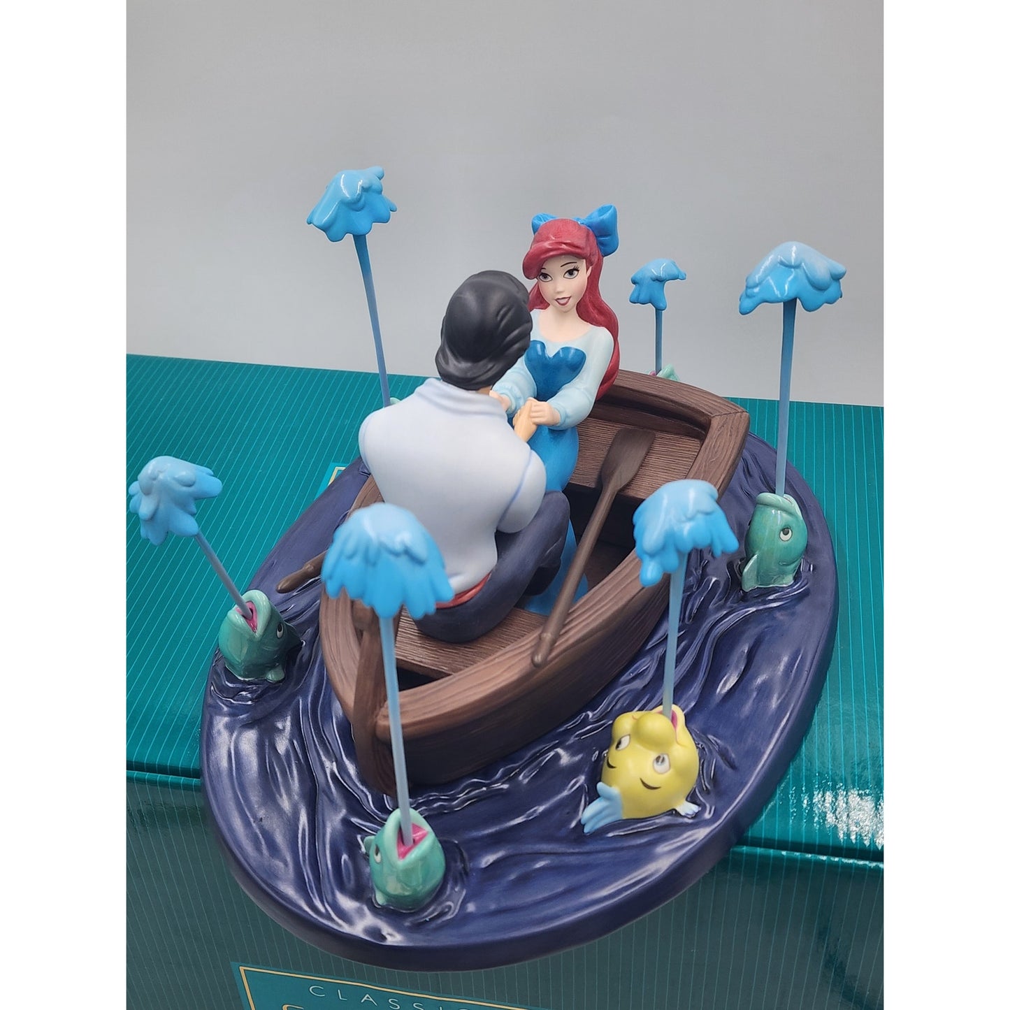 WDCC Little Mermaid Kiss the Girl Figurine Ariel Eric LE COA Box Vintage Disney