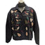Vintage Paul Harris Jacket Cardigan Sweater Womens Large Leaf Boho 1990s Autumn