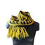Harry Potter Hufflepuff House Scarf Black Yellow Acrylic Cosplay Costume Nerd