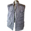 Vintage Men Small Utility Cargo Vest Multi Pocket Waistcoat Fishing Photographer