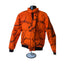 Gamehide Reversible Hunting Jacket Mens Large Brown Blaze Orange Camo Puffer