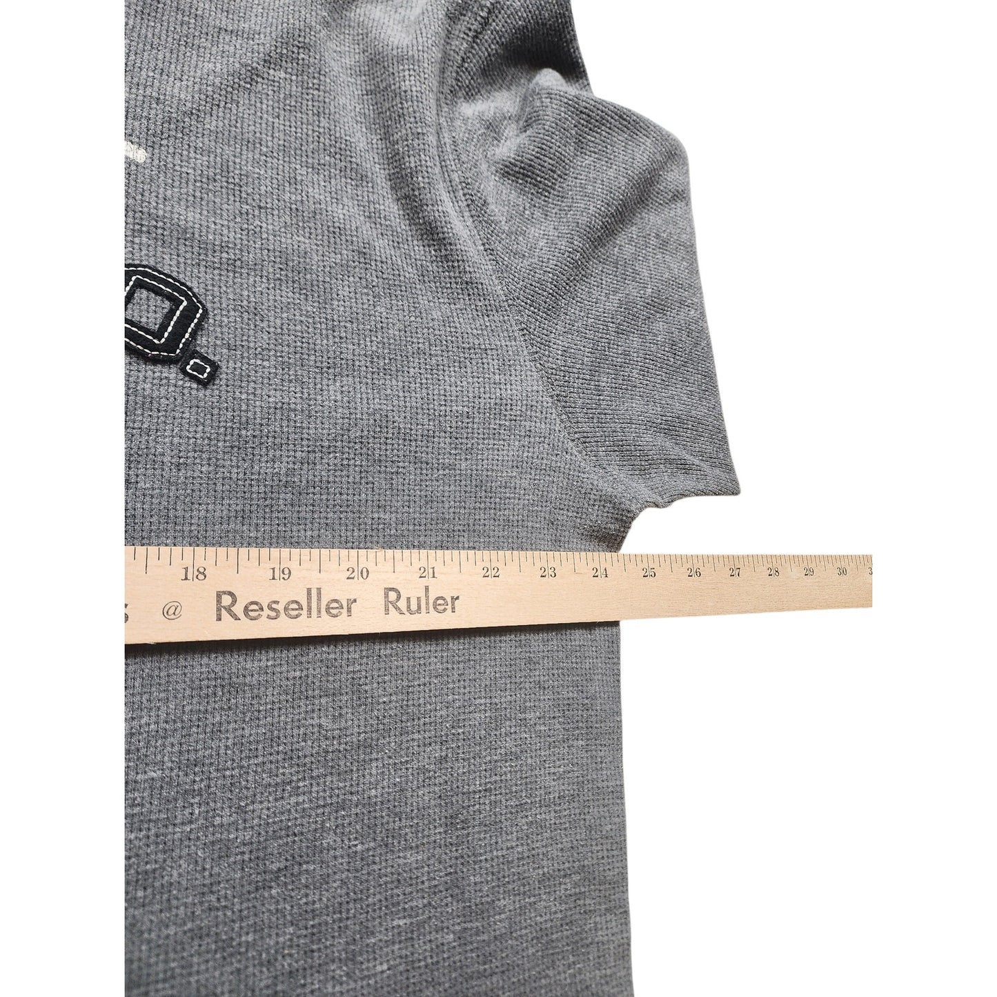 John Deere Long Sleeve Shirt Mens XXL Thermal Waffle Knit Crewneck Casual 1837