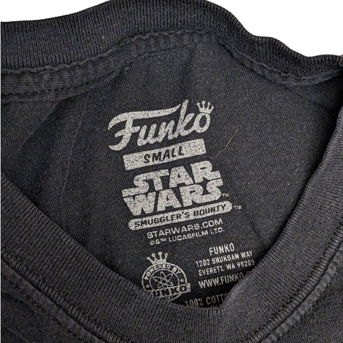 Funko Star Wars Han Solo Wanted Graphic Tee Men Small Women M Smuggler Shirt
