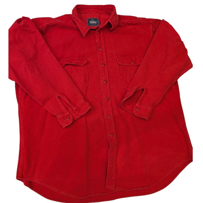 Woolrich Heavyweight Shirt Men 2XL Button Up Long Sleeve Outdoor Work Flannel