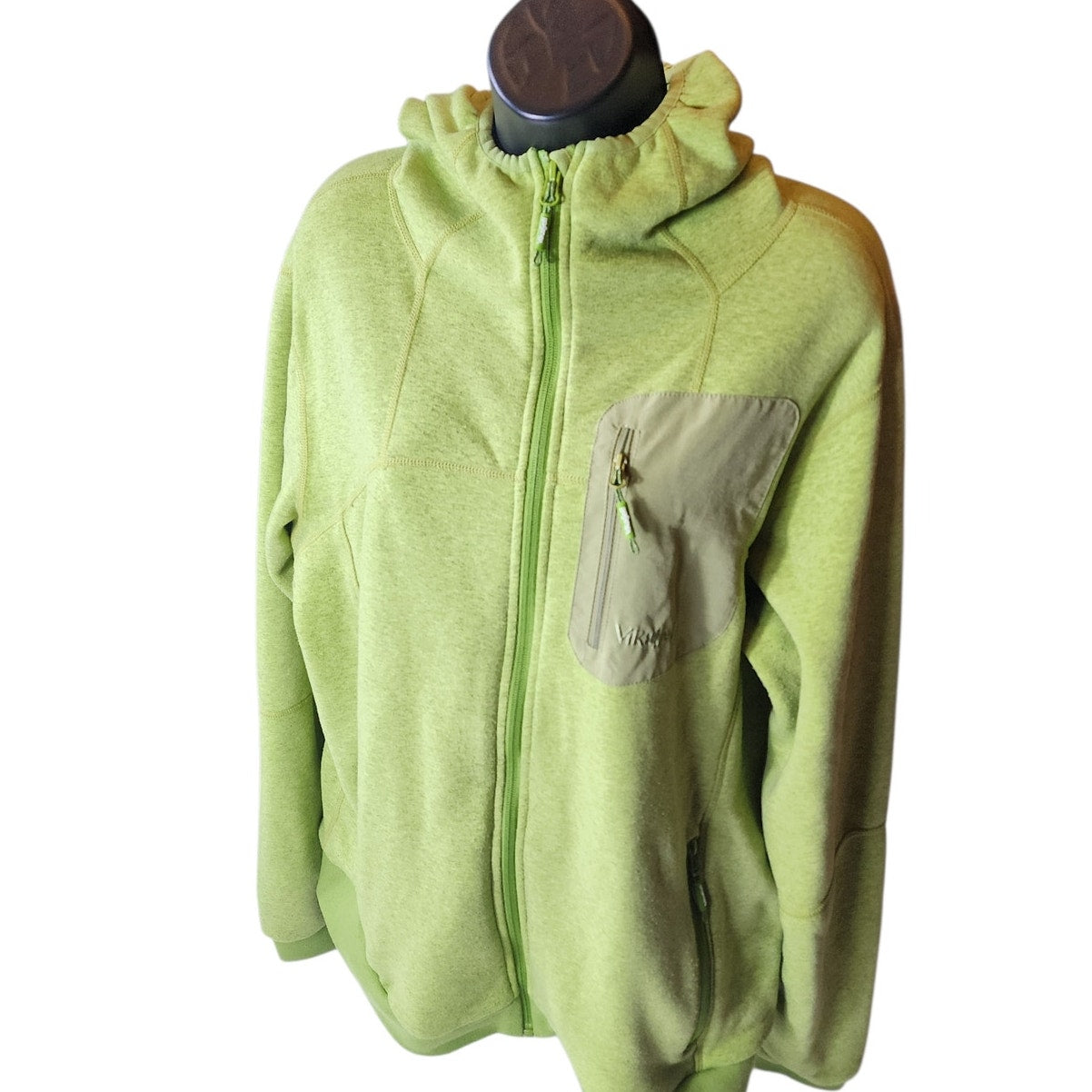 Vikafjell Norway Hoodie Womens XL Zip Fleece Hiking Jacket Gorpcore Norwegian