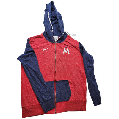 Nike Minnesota Twins Full Zip Hoodie Women Large MLB Lightweight Jacket Athletic