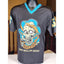 Vintage Skull Graphic T Shirt Mens M MN Roller Derby Terror Jersey Zombie Horror