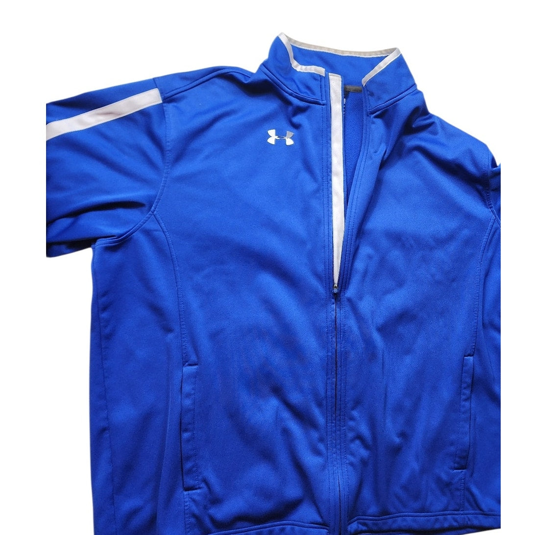 Under Armour ColdGear Zip Jacket XL Track WarmUp Athletic Running Gym Activewear