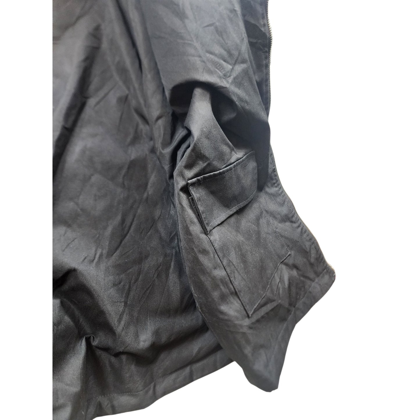 Buffalo Check Sherpa Fleece Jacket Large Black White Plaid Zip Hooded Coat Cozy