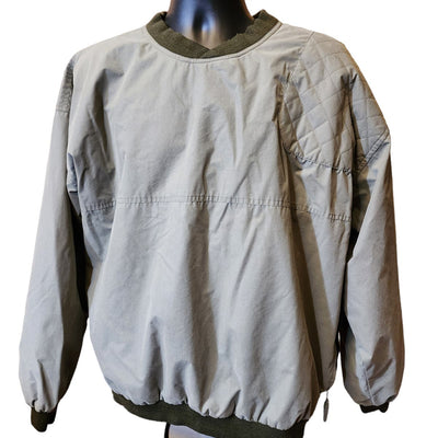 Bob Allen Shooting Jacket Pullover Men Large Green Long Sleeve Sportsman Outdoor