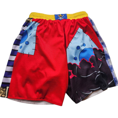 In The Lab Mens Small/Medium Basketball Shorts Graphic Print Mesh Activewear