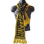 Harry Potter Hufflepuff House Scarf Black Yellow Acrylic Cosplay Costume Nerd
