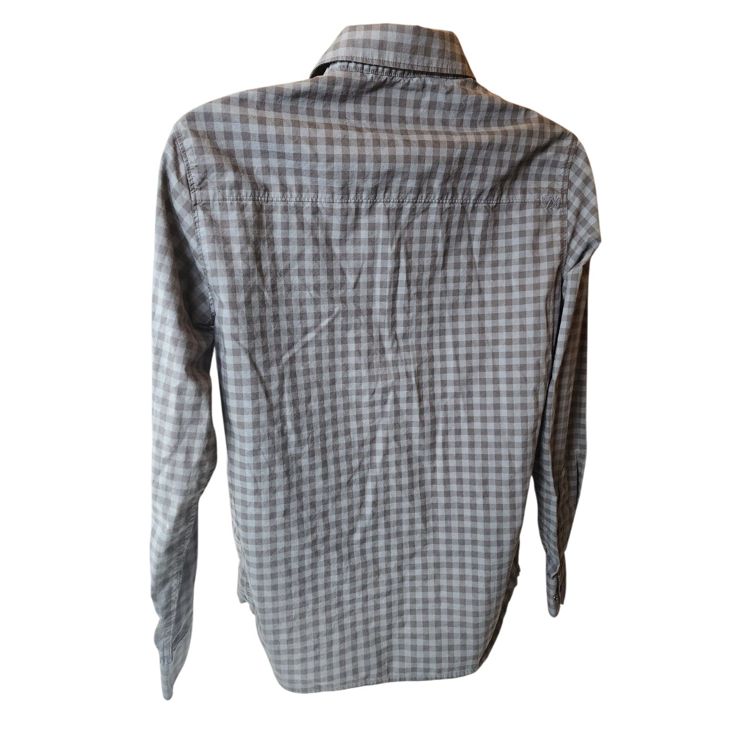 5.11 Tactical Mens Small Gray Plaid Long Sleeve Shirt Outdoor Hiking Casual
