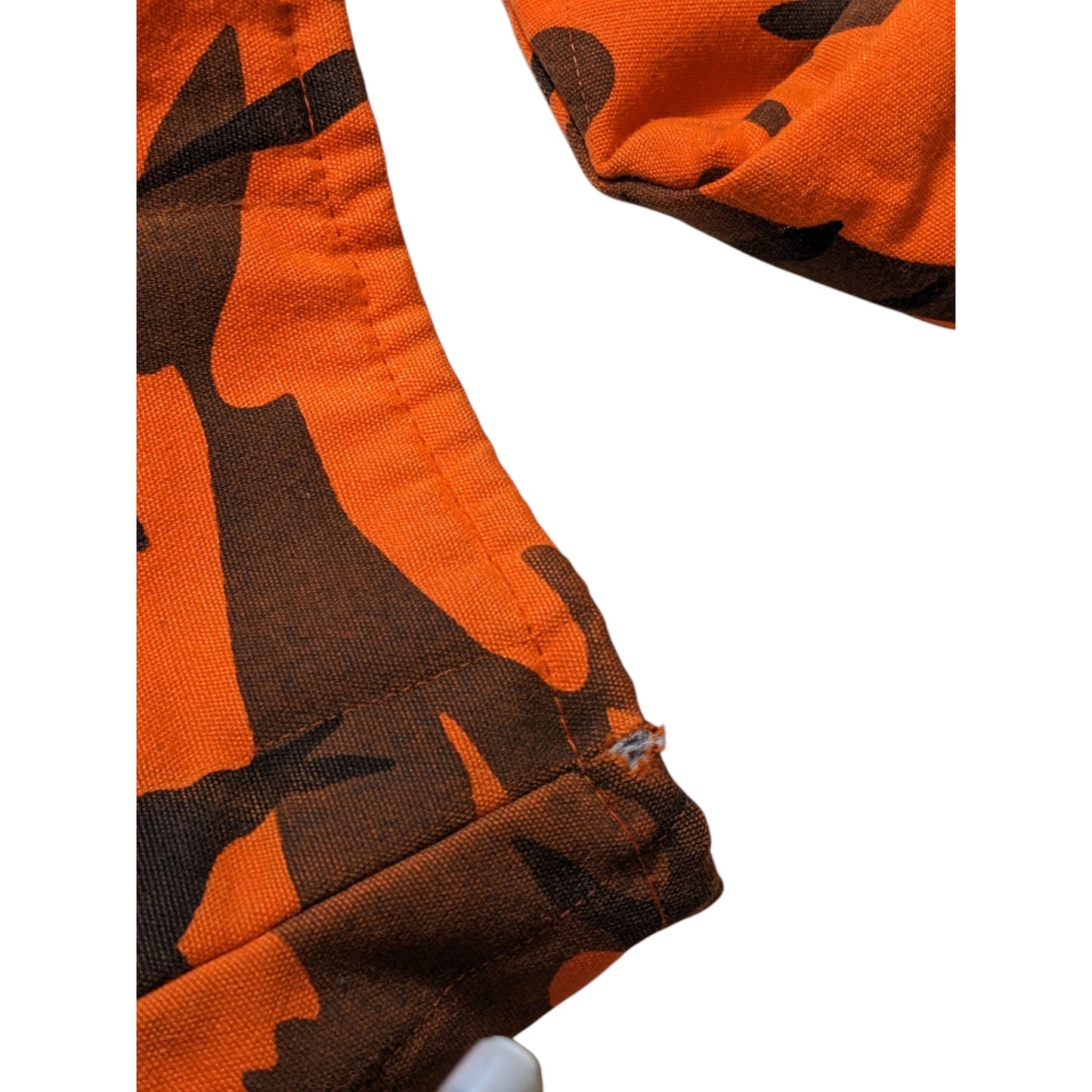 Hunting Pants Mens XL Blaze Orange Camo Insulated Workwear Gorpcore Survival