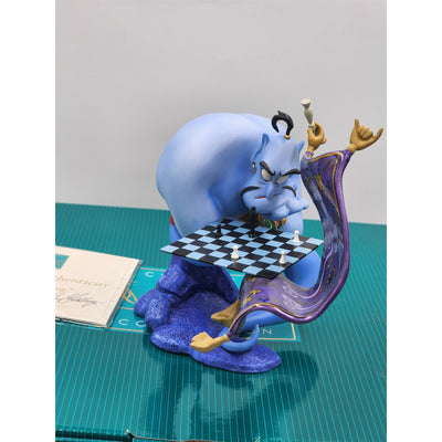 WDCC Aladdin Genie Chess Figurine I’m Losing to a Rug Figure LE Retired COA Box