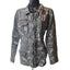 BKE Camo Utility Jacket Womens Large Military Style Zip Up Field Coat Sweatshirt