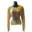 Def Leppard Pyromania Long Sleeve Thermal Top Womens Medium Band Graphic Shirt
