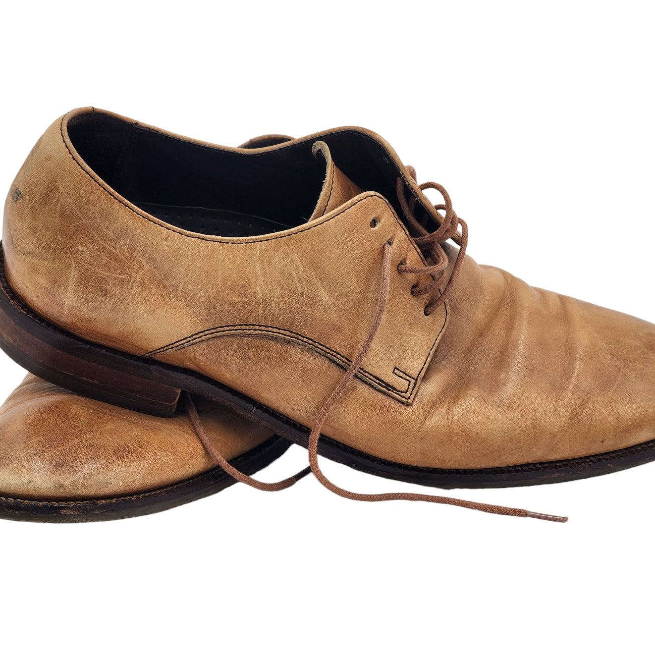 Cole Haan Nike Air Shoes Mens 10 Oxford Business Casual Lace Up Leather C11432