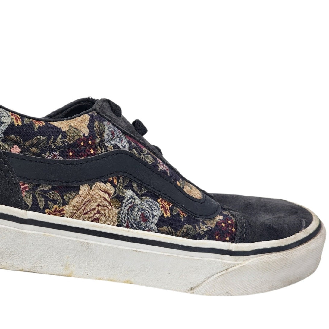 Vans Off the Wall Old Skool Womens 7 Floral Skate Shoes Y2K Sneakers Low Top