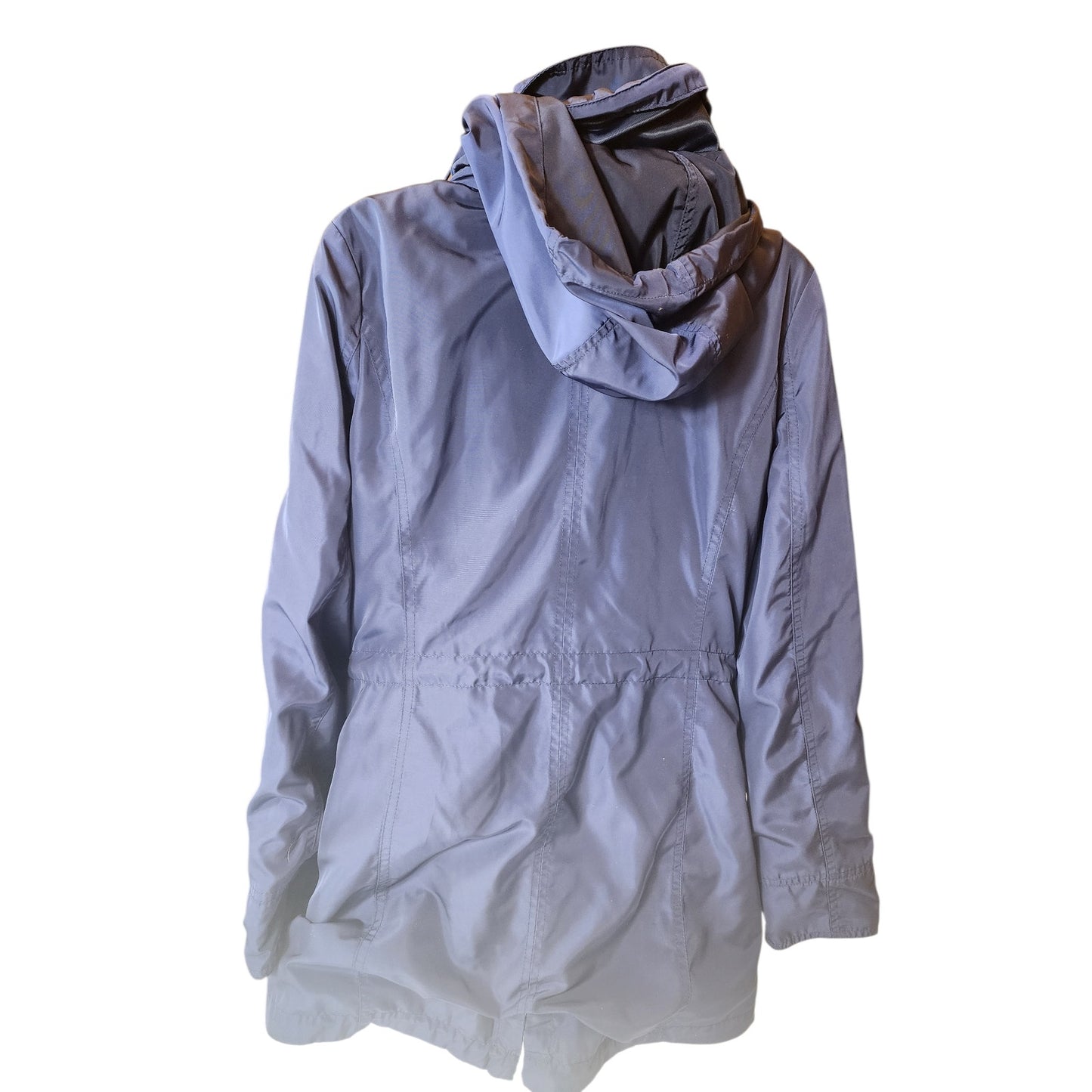 Michael Kors Hooded Anorak Jacket Womens Small Drawstring Light Windbreaker Rain