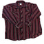 Wrangler Western Pearl Snap Shirt Mens XXL Long Sleeve Burgundy Cowboy Rodeo