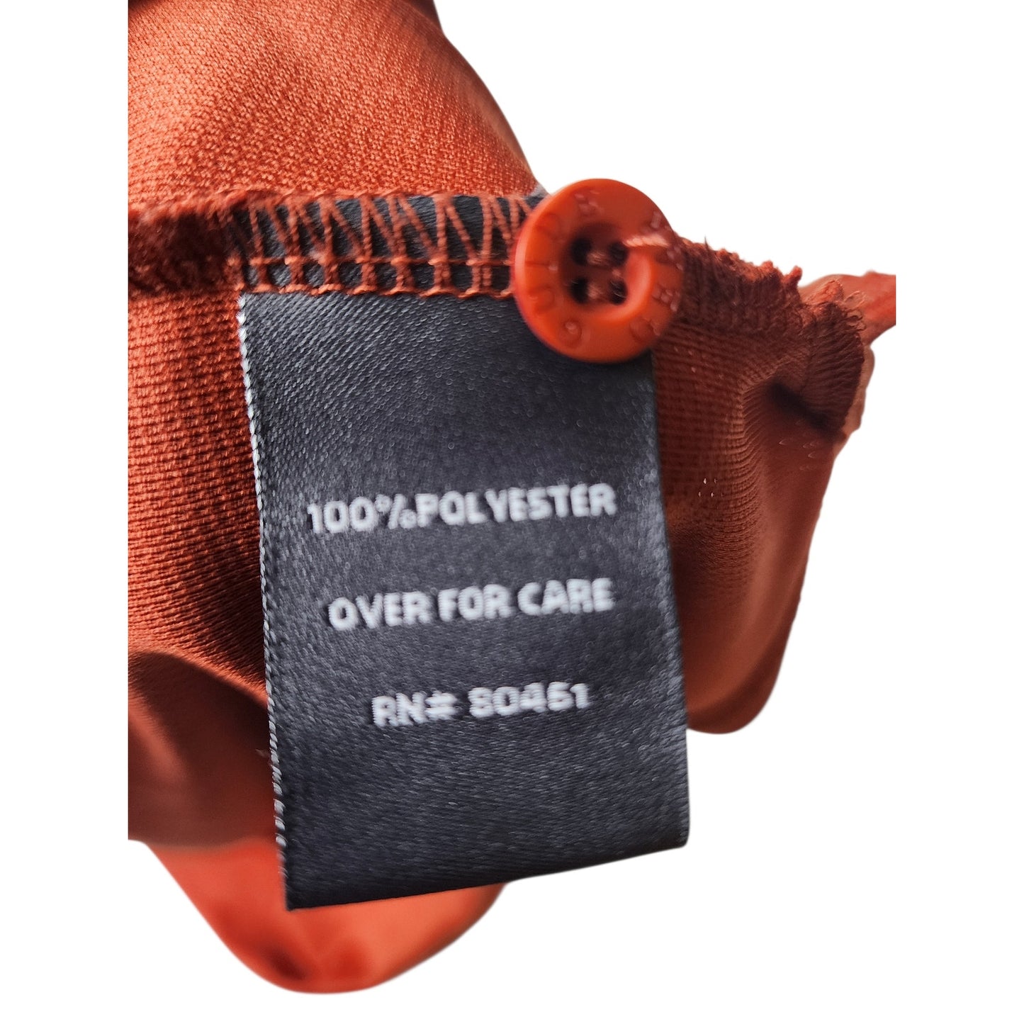 Guide Gear Polo Shirt Men 3XL Camo Shoulder Rust Orange Performance Hunting Golf