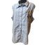 Looney Tunes Tweety Bird Women 26W 28W Sleeveless Button Up Shirt Embroidered