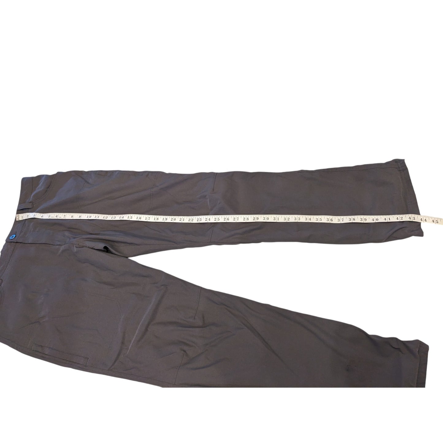 Eddie Bauer Pants Mens 38x34 Gray Lined Nylon Warm Outdoor Hiking Fleece Lining