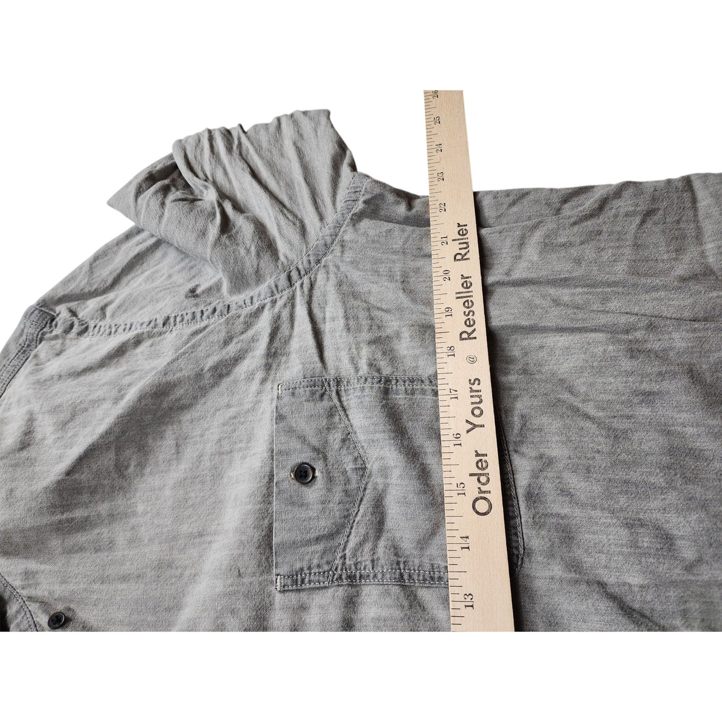 7 For All Mankind Shirt Mens XL Long Sleeve Casual Top Denim Look Soft Grunge