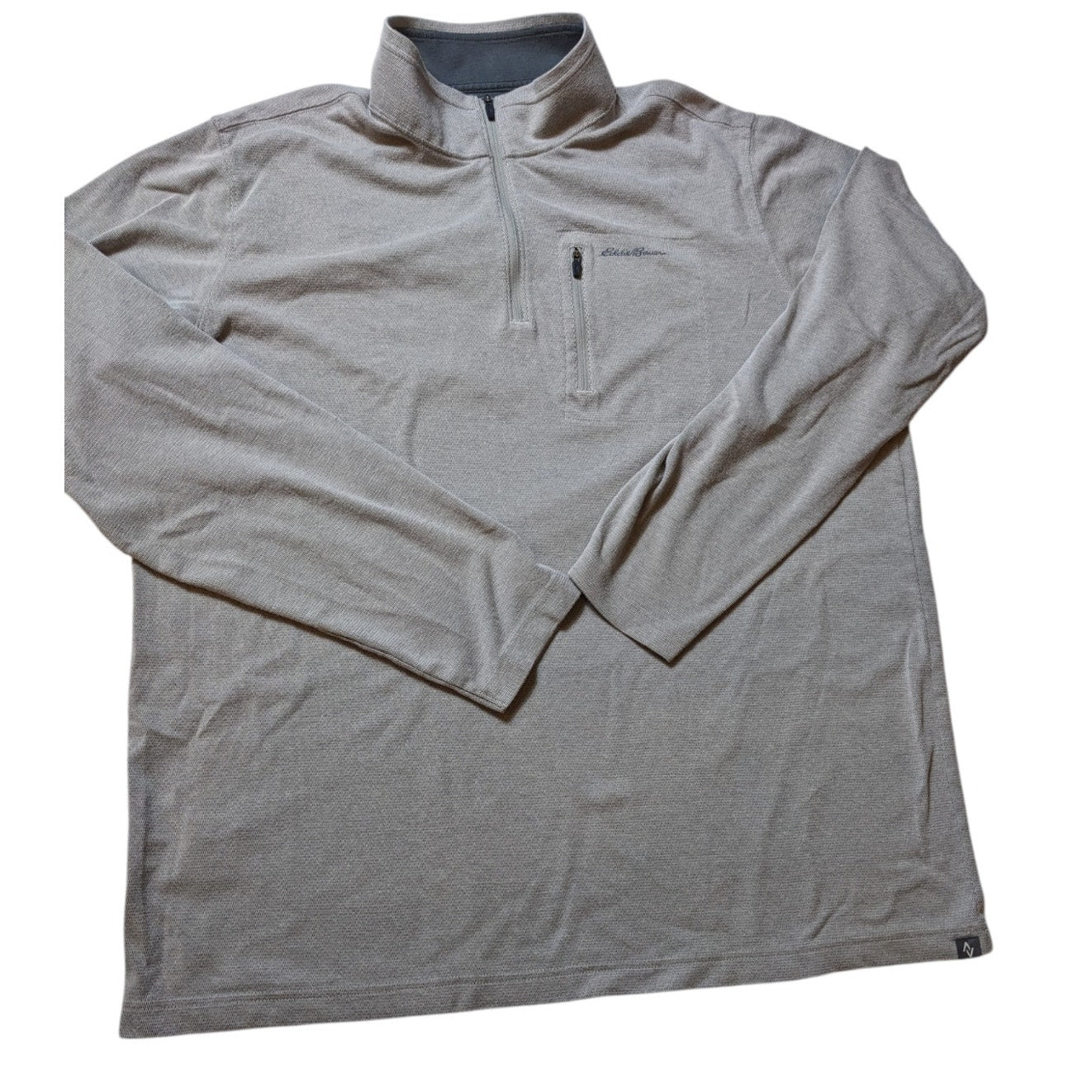Eddie Bauer Travex Quarter Zip Pullover Mens TXL Tall Light Performance Hiking