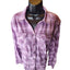 Duluth Trading Shirt Women XL Purple Plaid Button Front Long Sleeve Western Top