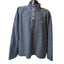 Southern Marsh Sweater Mens XL Pullover Blue Quarter Snap Mock Neck Preppy