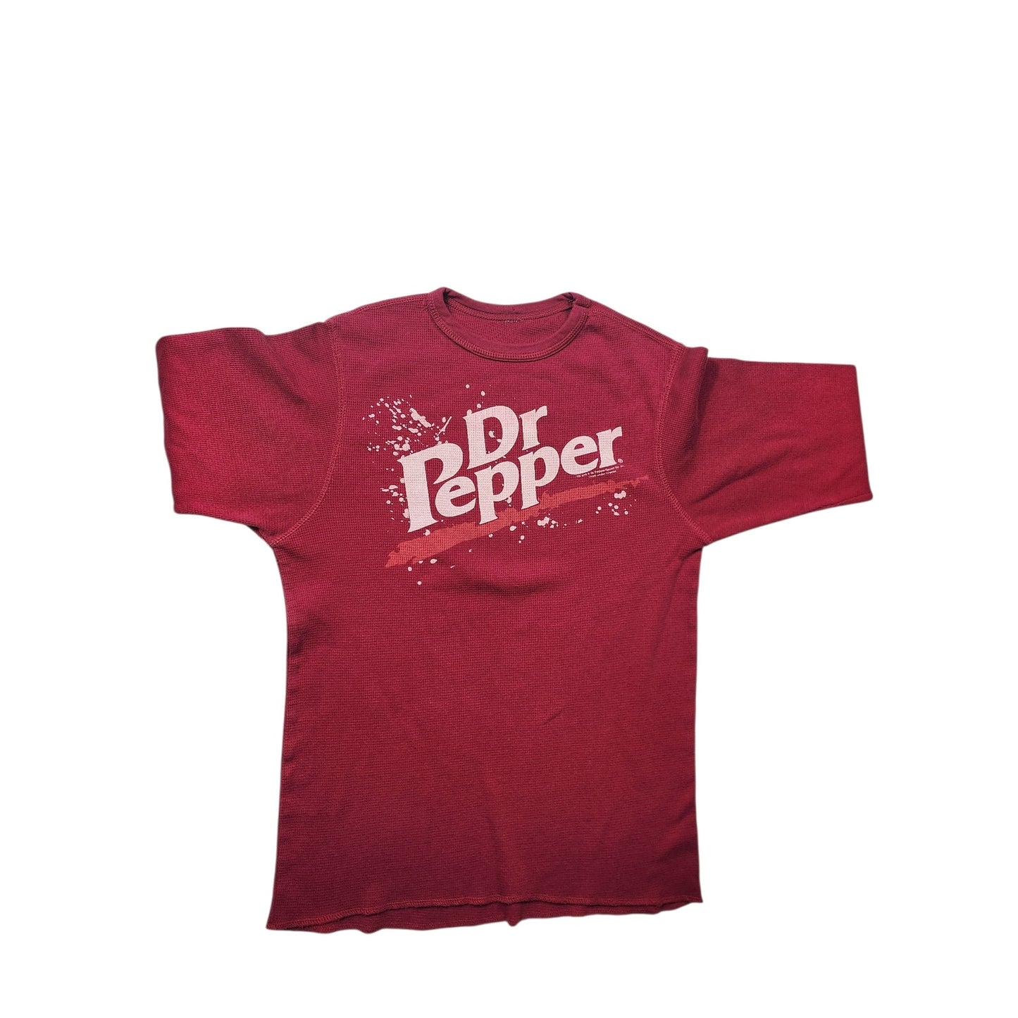 Dr Pepper Thermal Long Sleeve Shirt Men Small Women Medium Soda Waffle Knit Y2K