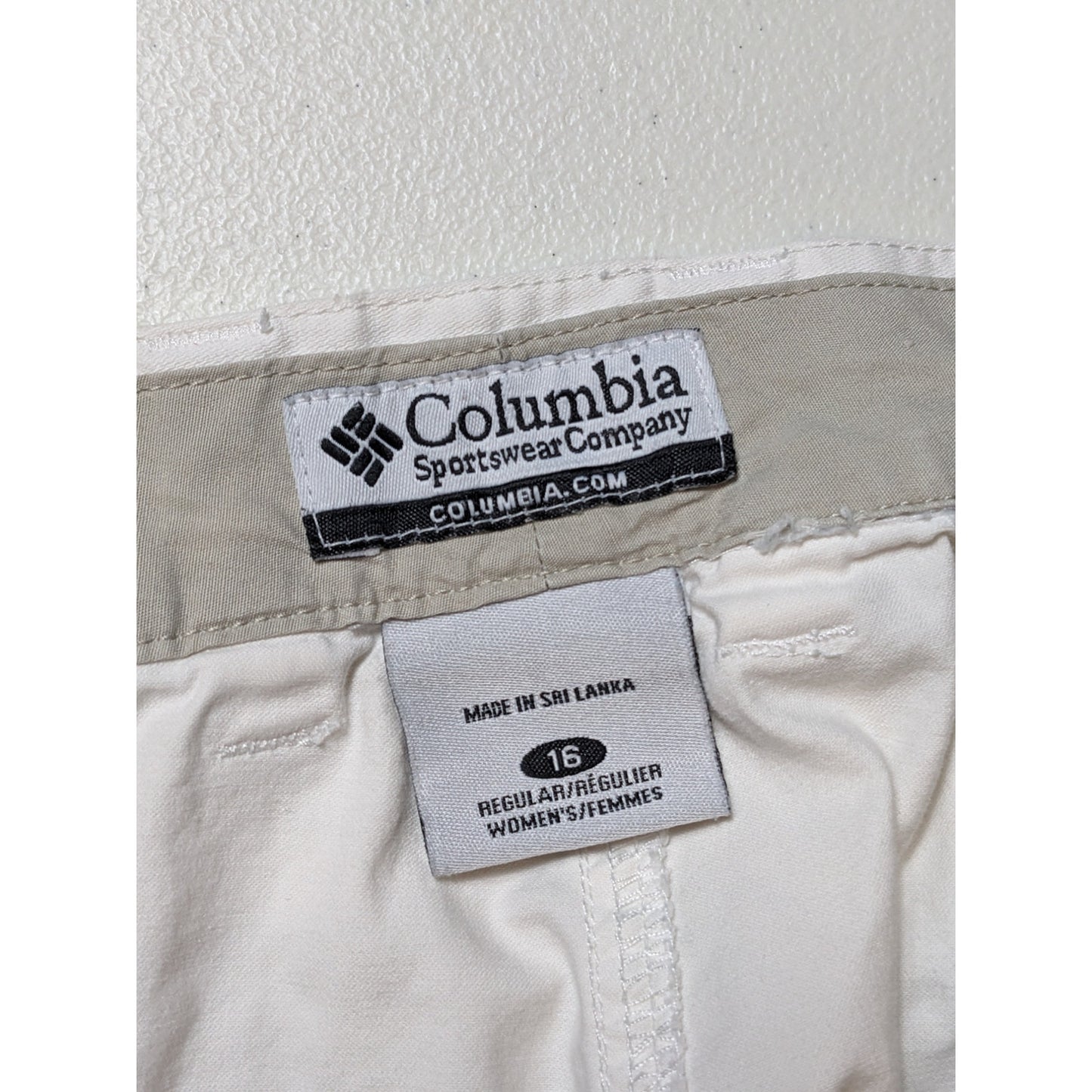 Columbia Cargo Pants Womens Size 16 Convertible Hiking Light Capri Gorpcore