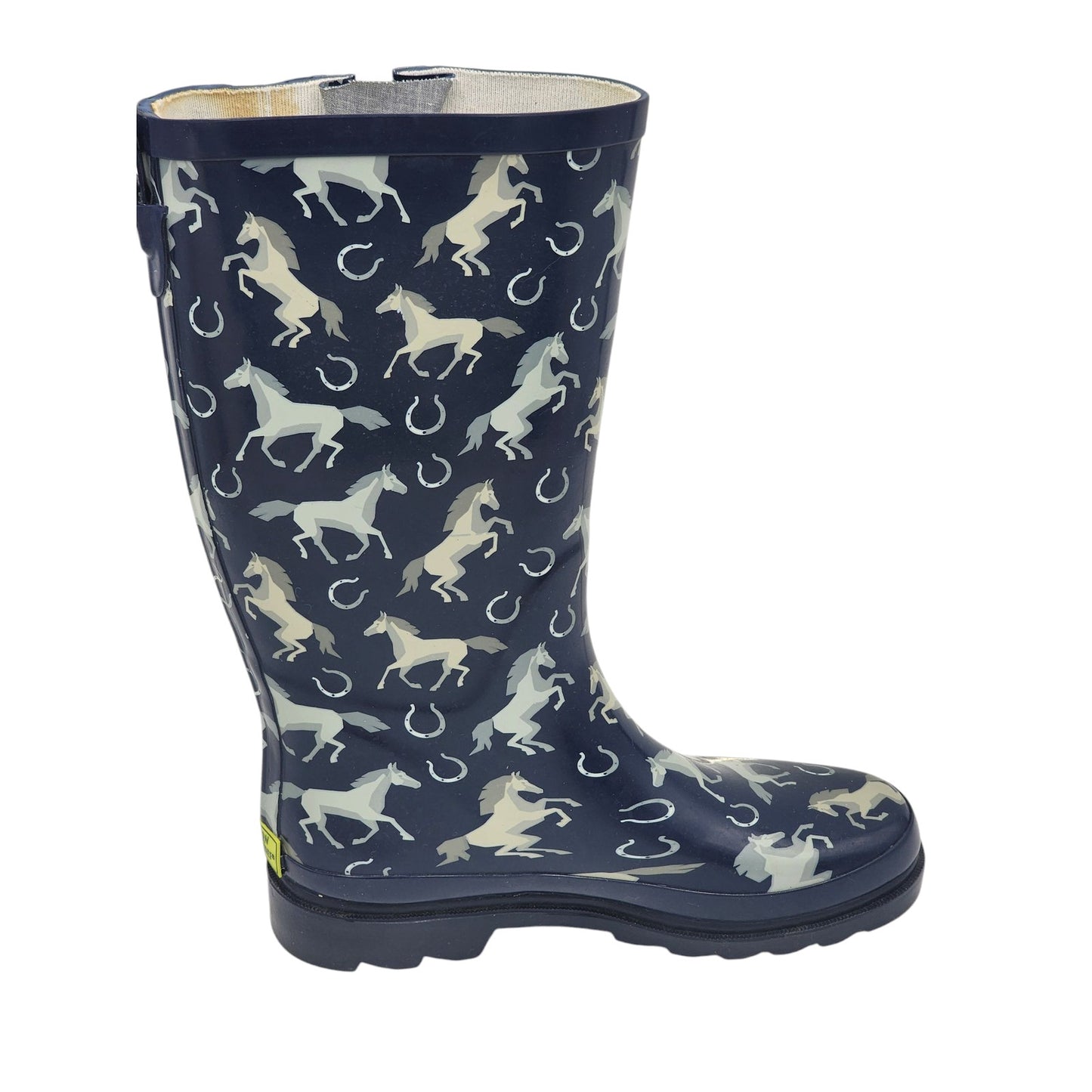 Western Chief Rain Boots Womens 6 Horse Waterproof Tall Rubber Energetic Equines