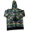 Hurley Hoodie Women Large Zip Graphic Jacket Y2K Style Streetwear Surf Skate