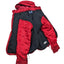 Chaps Jacket Mens Large Red Hooded Full Zip Fleece Lined Windbreaker Coat Hiking
