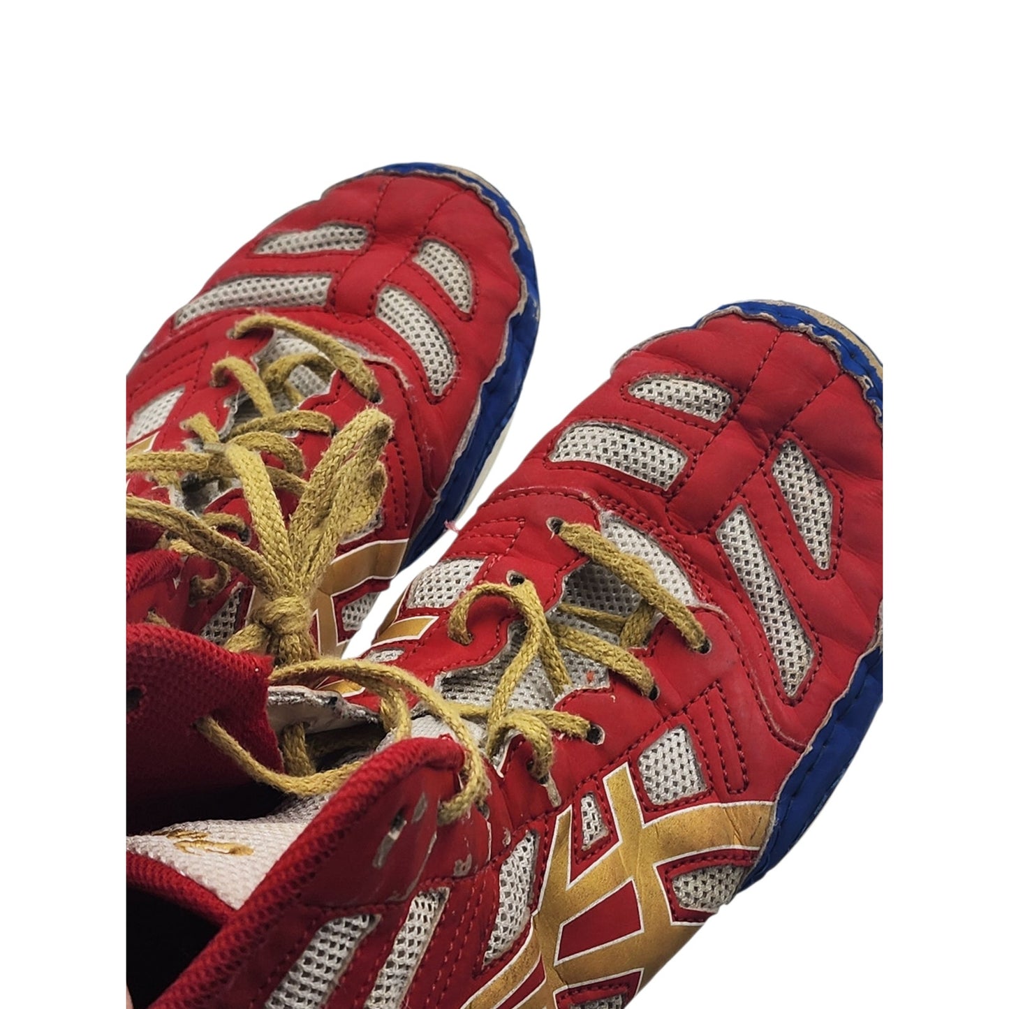 Asics JB Elite RWB Wrestling Shoes Youth 6 Men 5 Women 6.5 Dream It Do It C353Y
