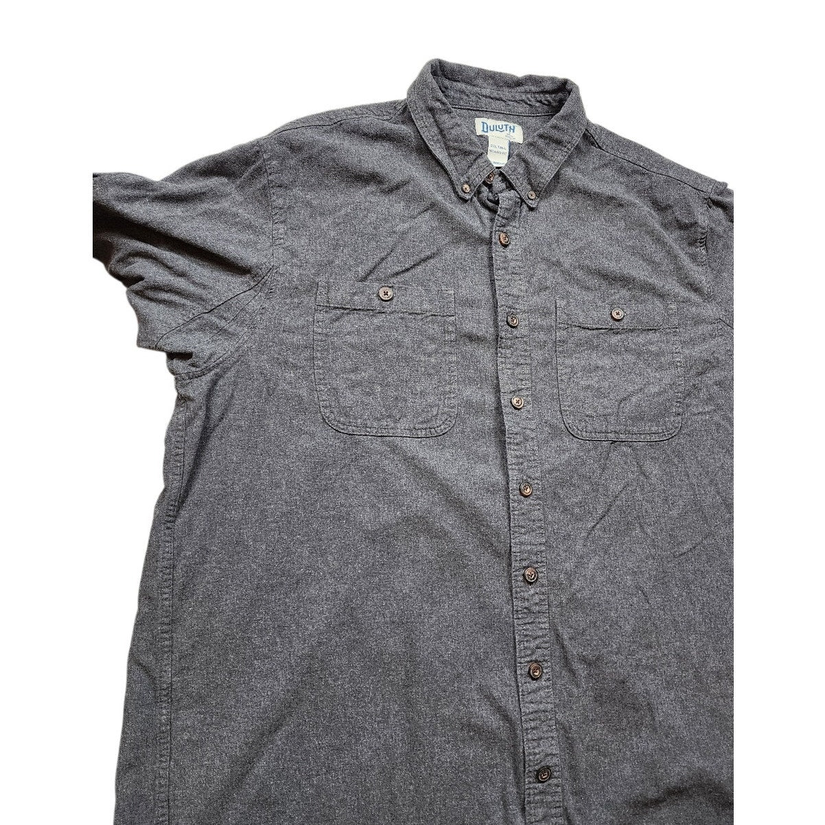 Duluth Trading Flannel Shirt 2XLT Tall Button Up Relaxed Long Sleeve Lumberjack