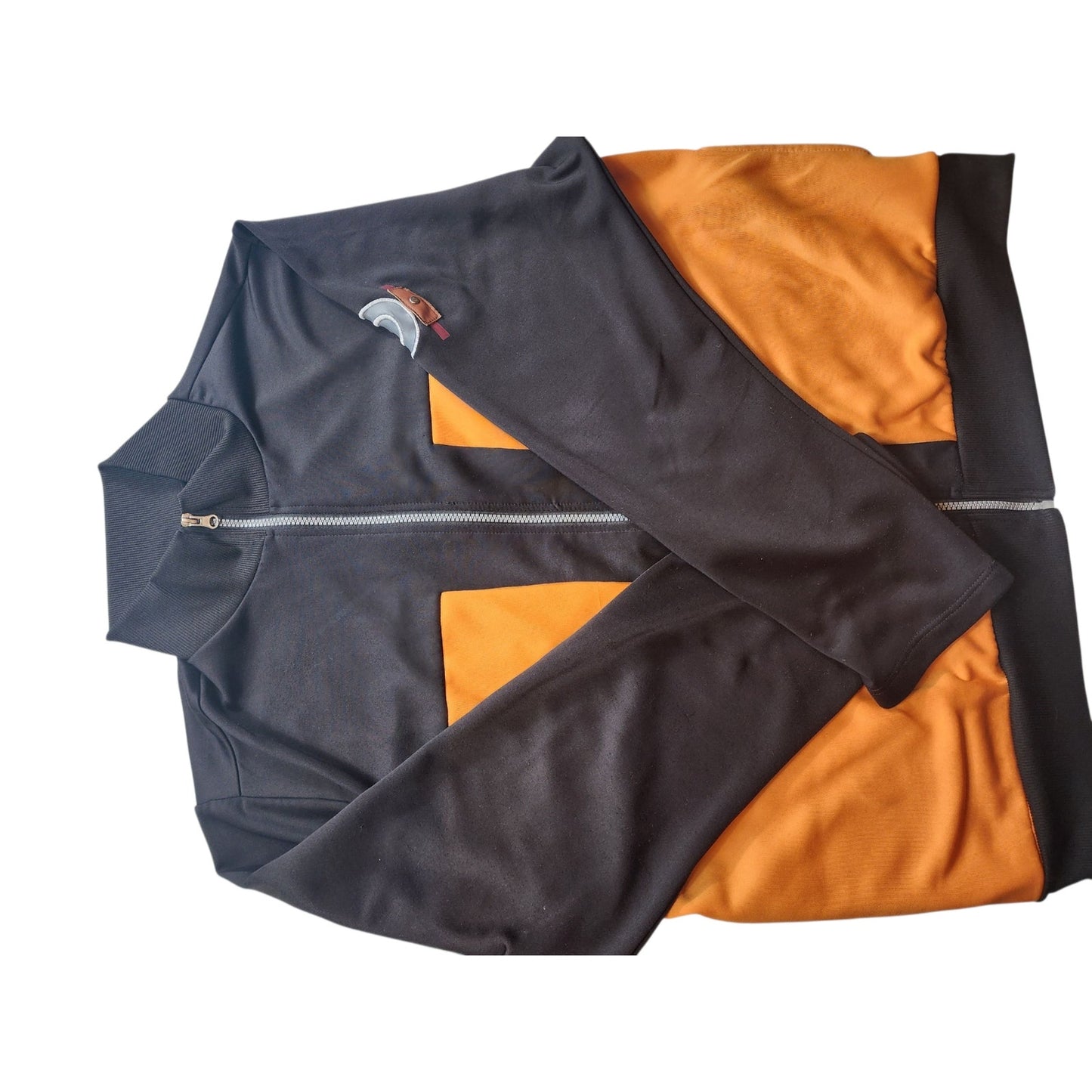 Naruto Shippuden Spirit Men XL Track Jacket Cosplay Anime Zip Logo Shonen Jump