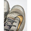 Nike Huarache Baseball Cleats 10.5 Gray Gold Metal Spikes High Top 923428-070