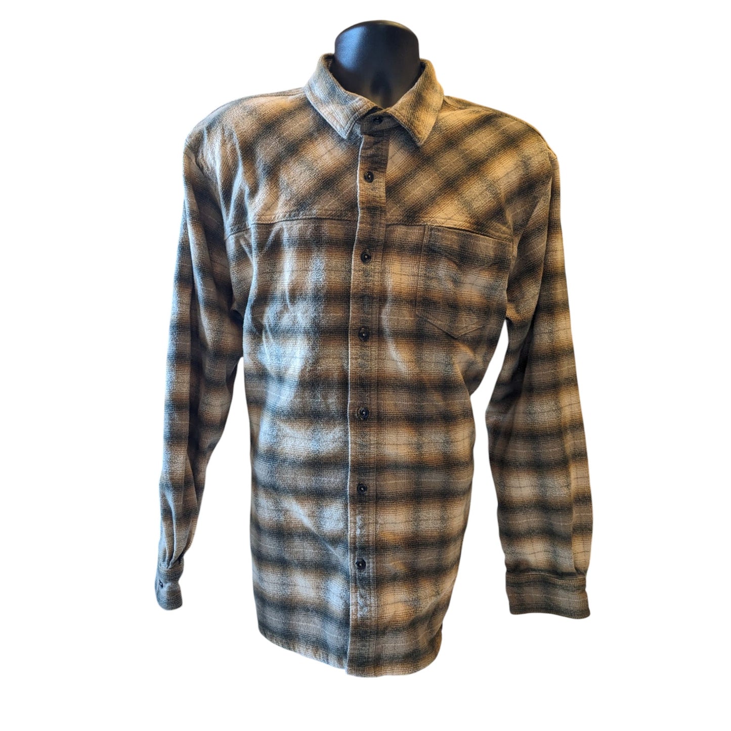 RedHead Ranch Flannel Shirt Mens 2XLT Plaid Long Sleeve Button Western Cowboy