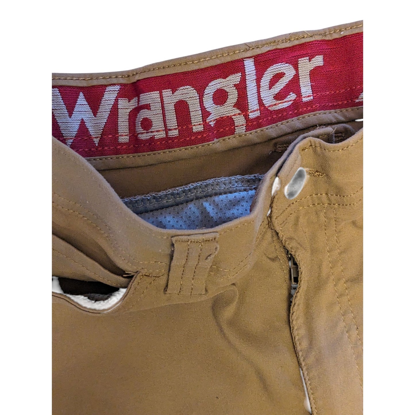 Wrangler Pants Mens 29x30 Outdoor Cargo Brown Workwear Utility Stretch Hiking