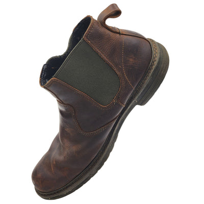 Timberland Shoes Men 12 Chelsea Boots Leather Slip On Ankle Pull On Rugged 9745A