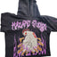 Hazard Hoodie Men Medium Graphic Flame Skeleton Goth Streetwear Sweatshirt