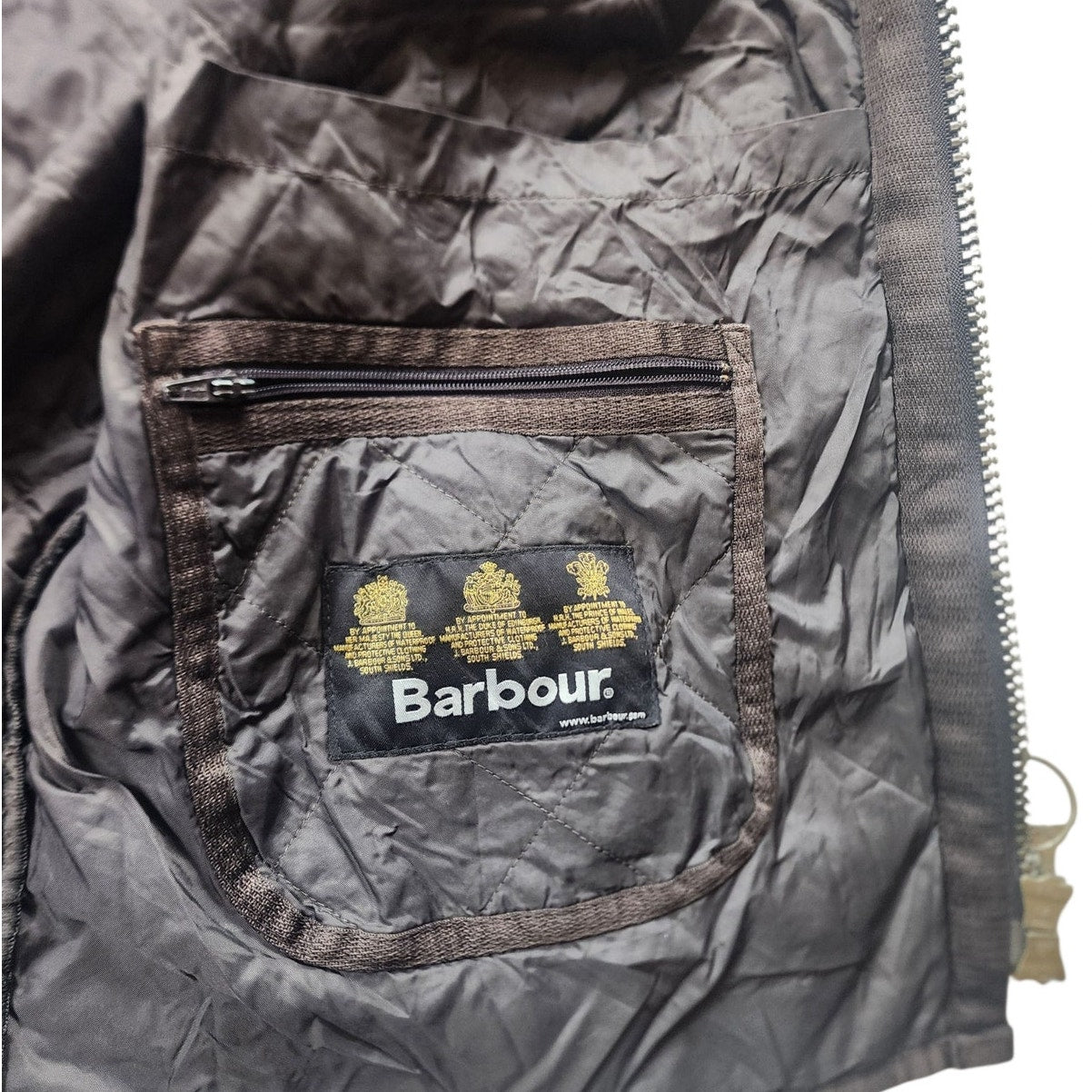 Barbour Liddesdale Sport Quilted Jacket Mens Large Zip D399 Lightweight Country