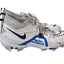 Nike Alpha Shoes Fastflex Cleats Mens 12 White Blue CV0582-101 Turf Football