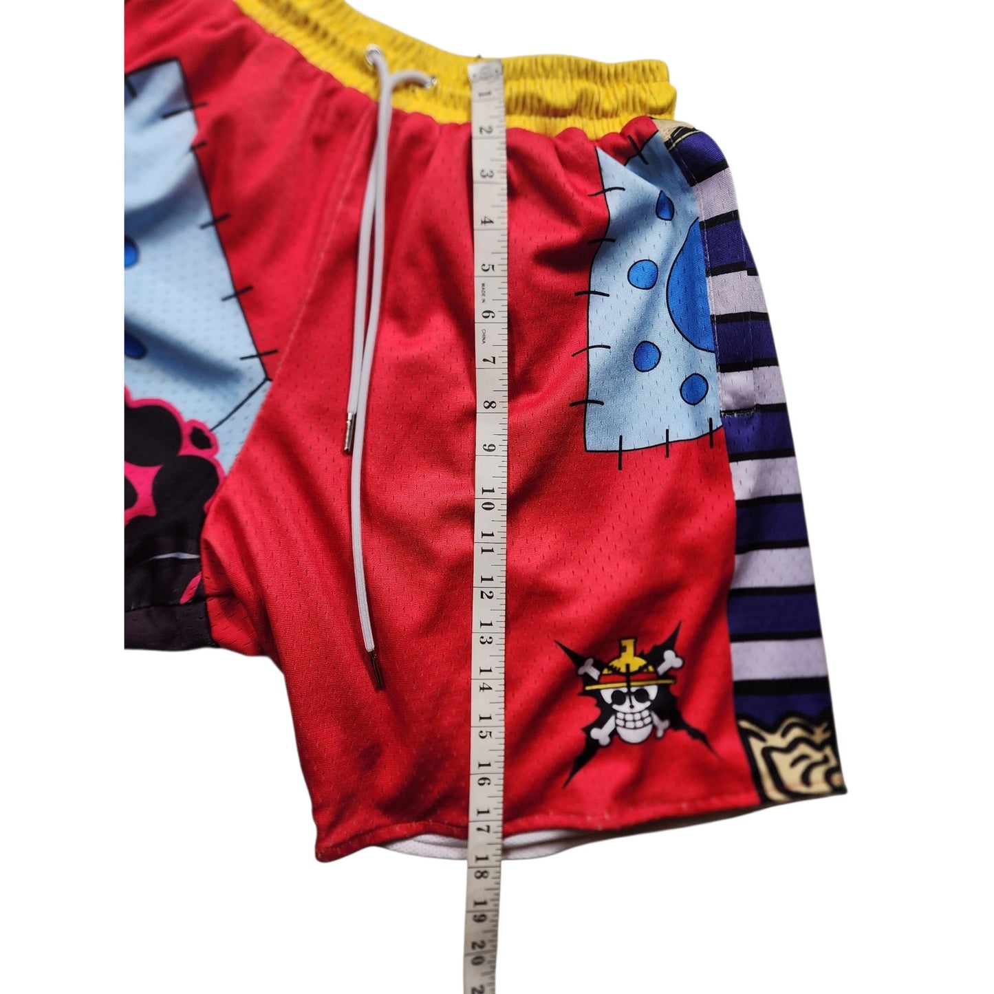 In The Lab Mens Small/Medium Basketball Shorts Graphic Print Mesh Activewear