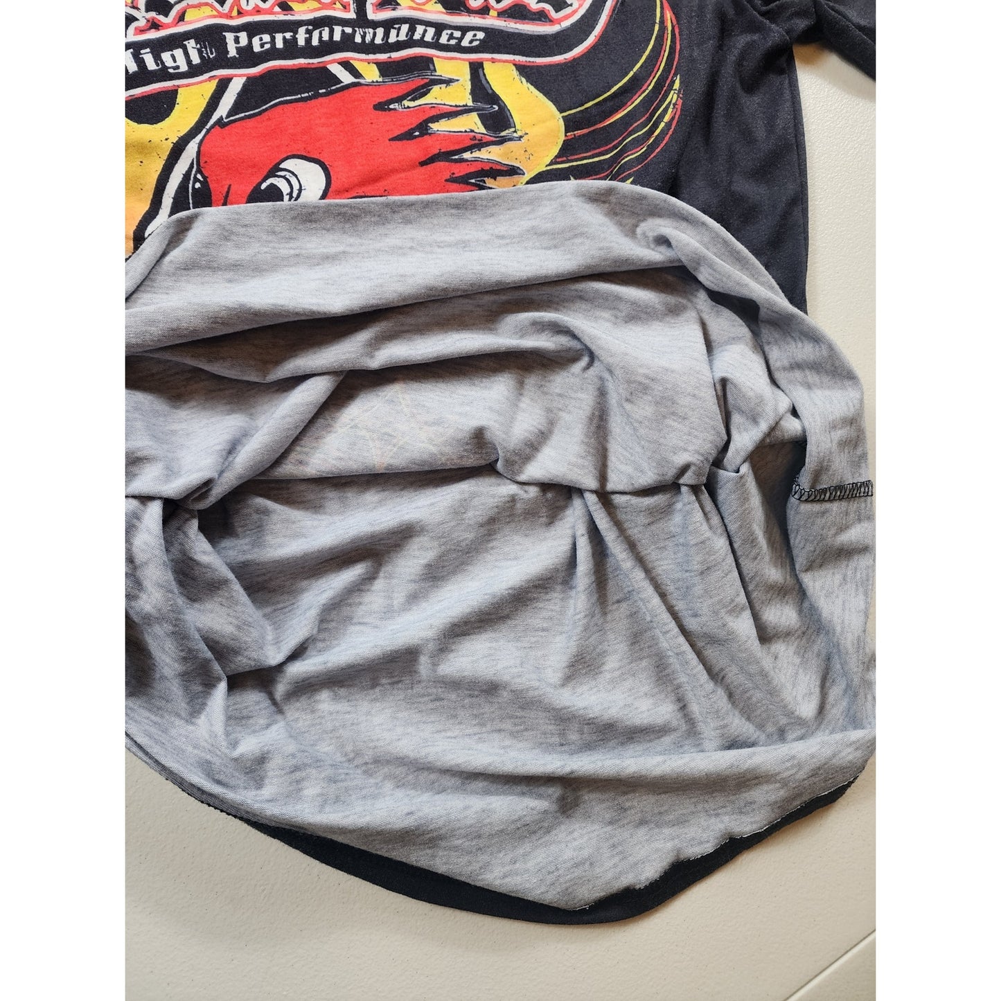 Mr Horsepower Speed Team Graphic T Shirt Mens Large Womens XL Flame Hot Rod Y2K