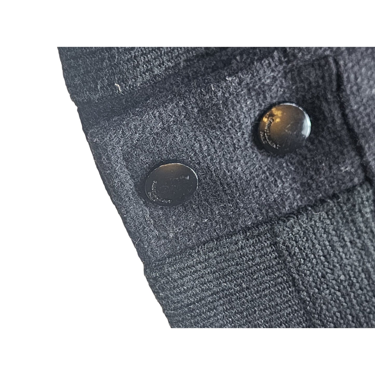 Saint Laurent Teddy Jacket Mens 52 Large Bomber Ribbed Collar Italy Paris Snap